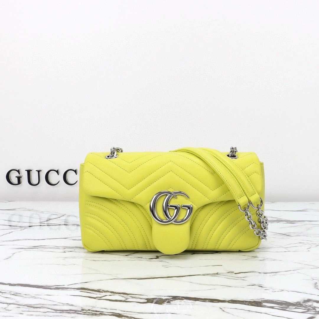 グッチ〔GGマーモント〕ミディアム ショルダーバッグ「GG Marmont Bag」