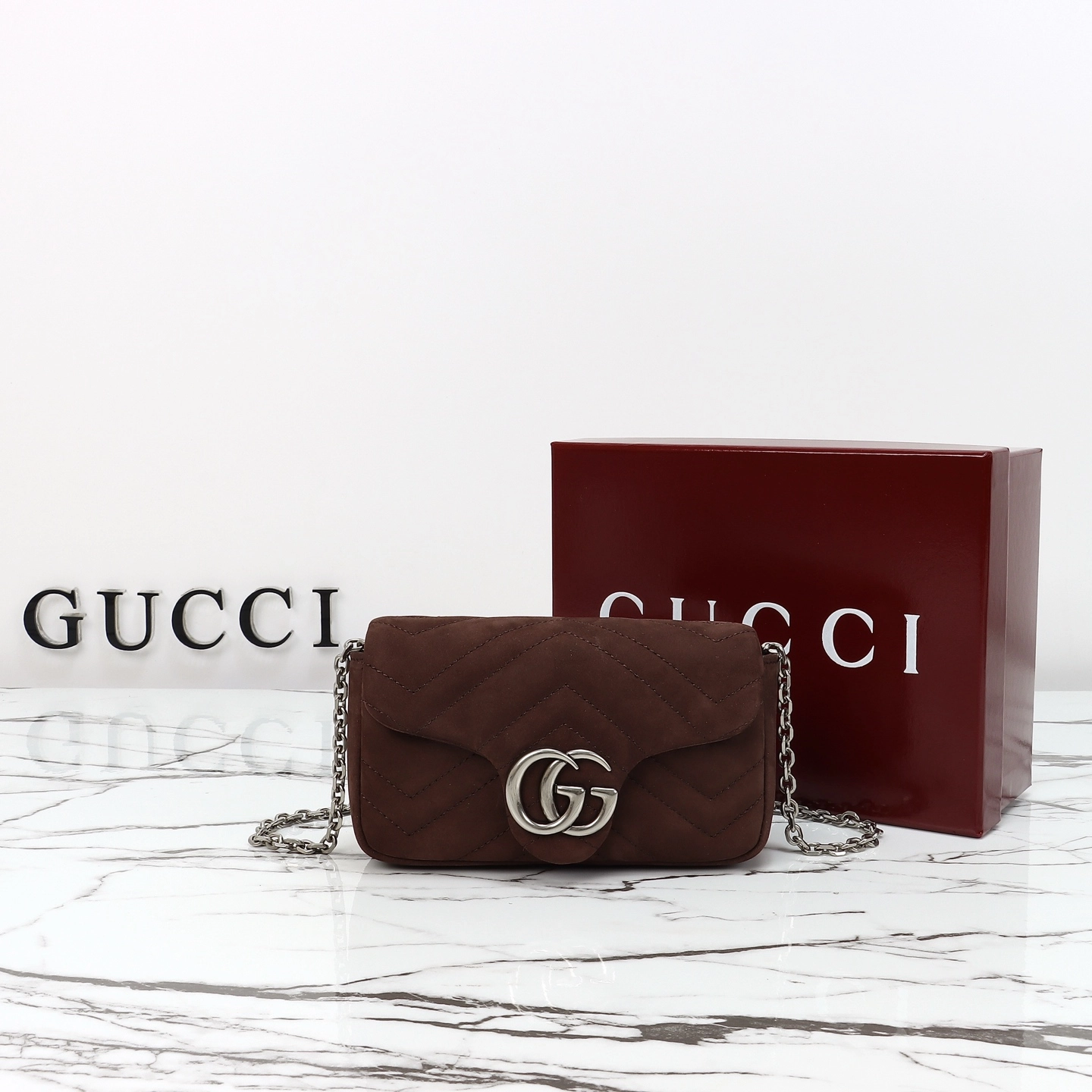 グッチ〔GGマーモント〕ミニ ショルダーバッグ「GG Marmont Bag」