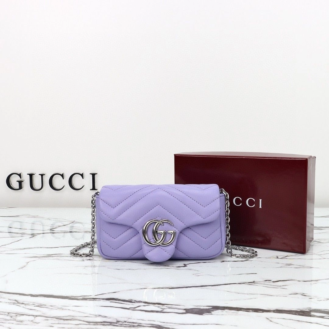グッチ〔GGマーモント〕ミニ ショルダーバッグ「GG Marmont Bag」