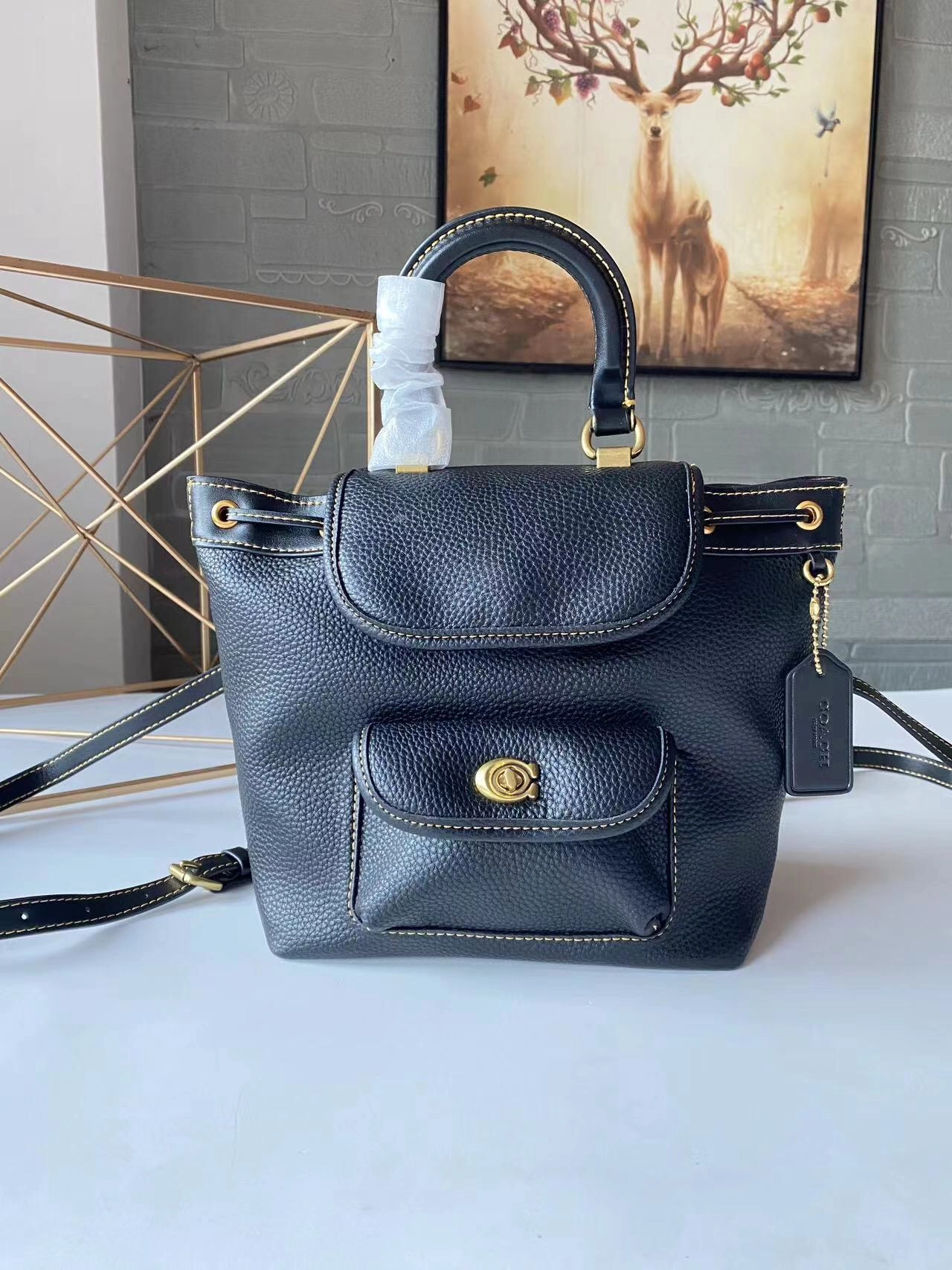 コーチ「Coach」Riya 21 デニム バックパック
