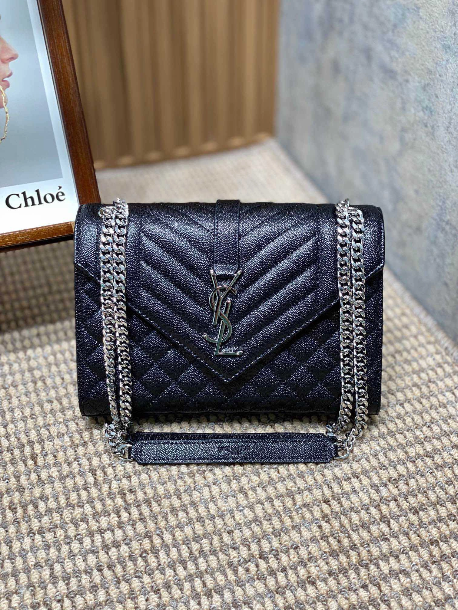 サンローラン「Saint Laurent」 ENVELOPE ミディアム エンヴェロップバッグ