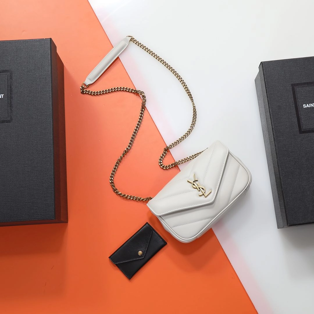 サンローラン「Saint Laurent」 Loulou Mini ショルダーバッグ(2025年早春コレクション)