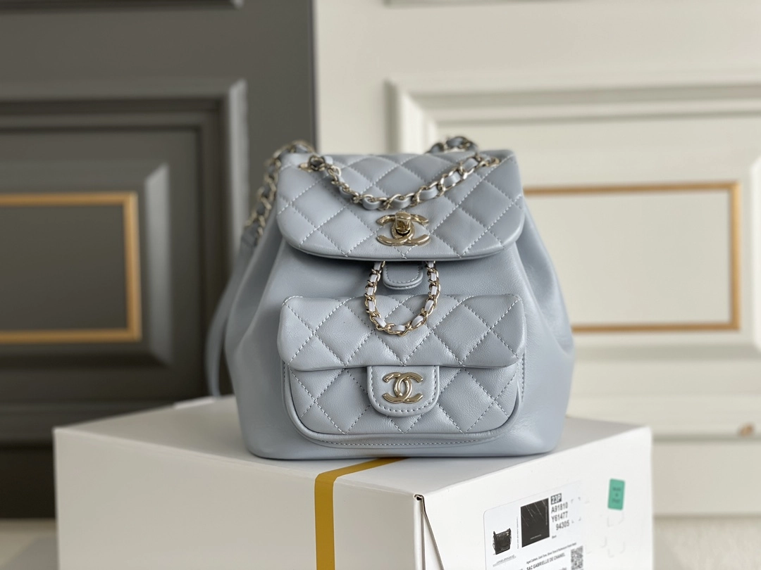 シャネル「Chanel」DUMA チェーンショルダーバッグ スモール レザー