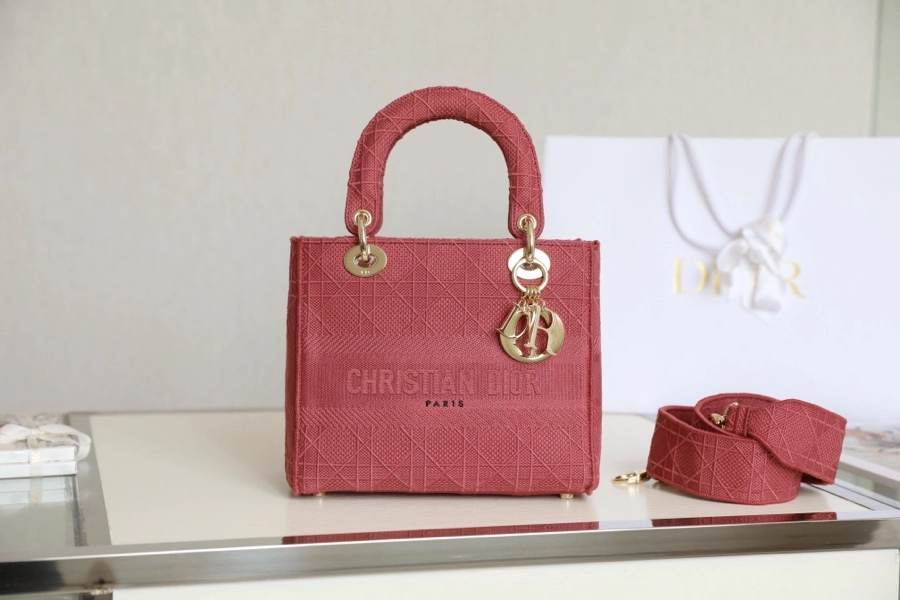 ディオール「Dior」Lady D-Lite バッグ ミディアム 4色