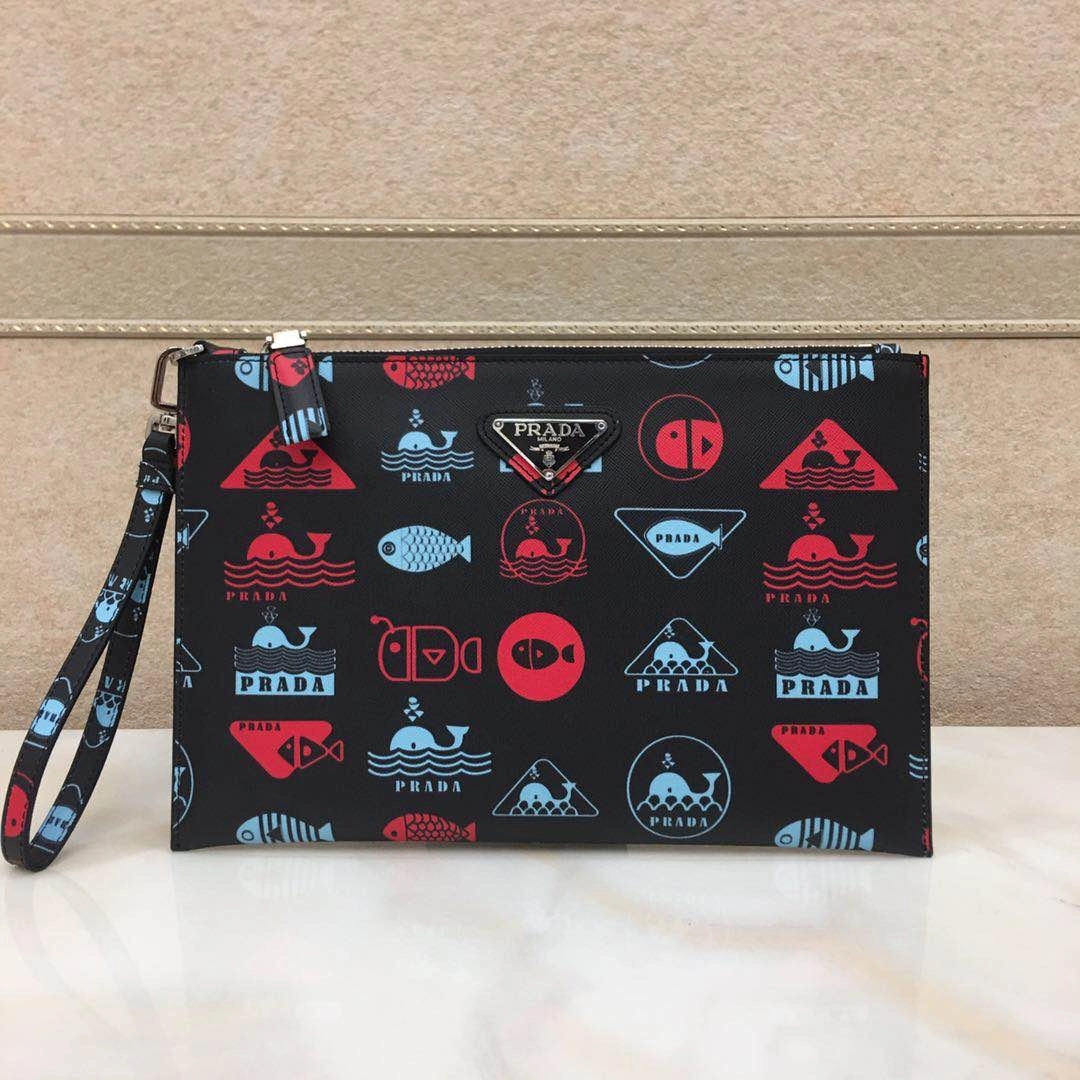 プラダ「Prada」2025春夏 リミテッドコレクション レザーポシェット ハンドバッグ