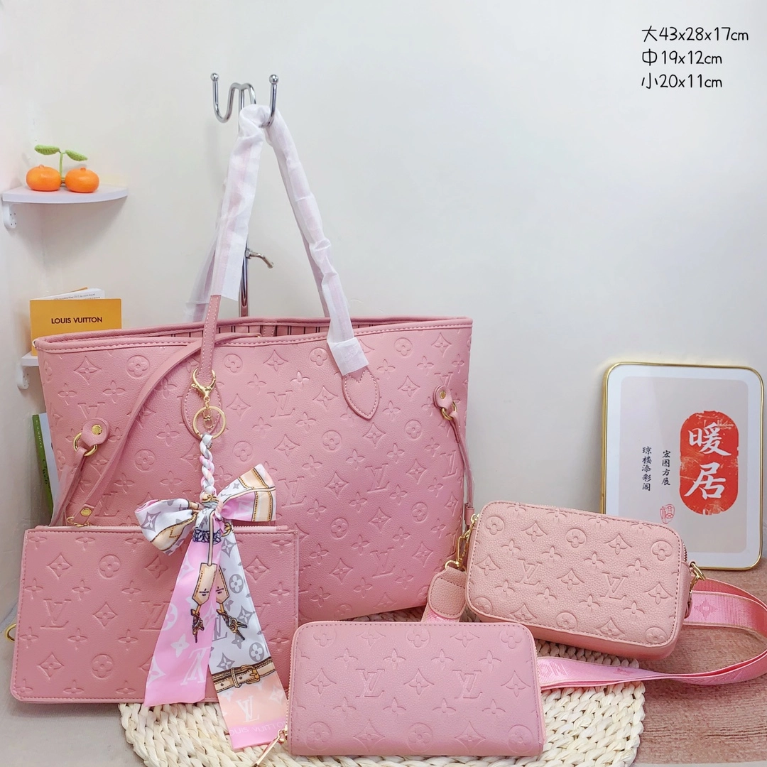 「ルイ・ヴィトン」Louis Vuitton 3 点セット トートバッグ+クロスボディミニバッグ+財布